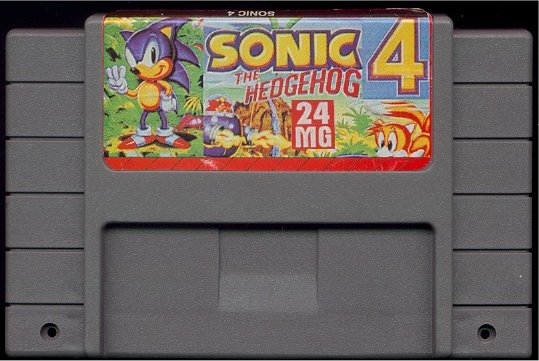 Sonic The Hedgehog 4 (Brazillian Pirate) - Front