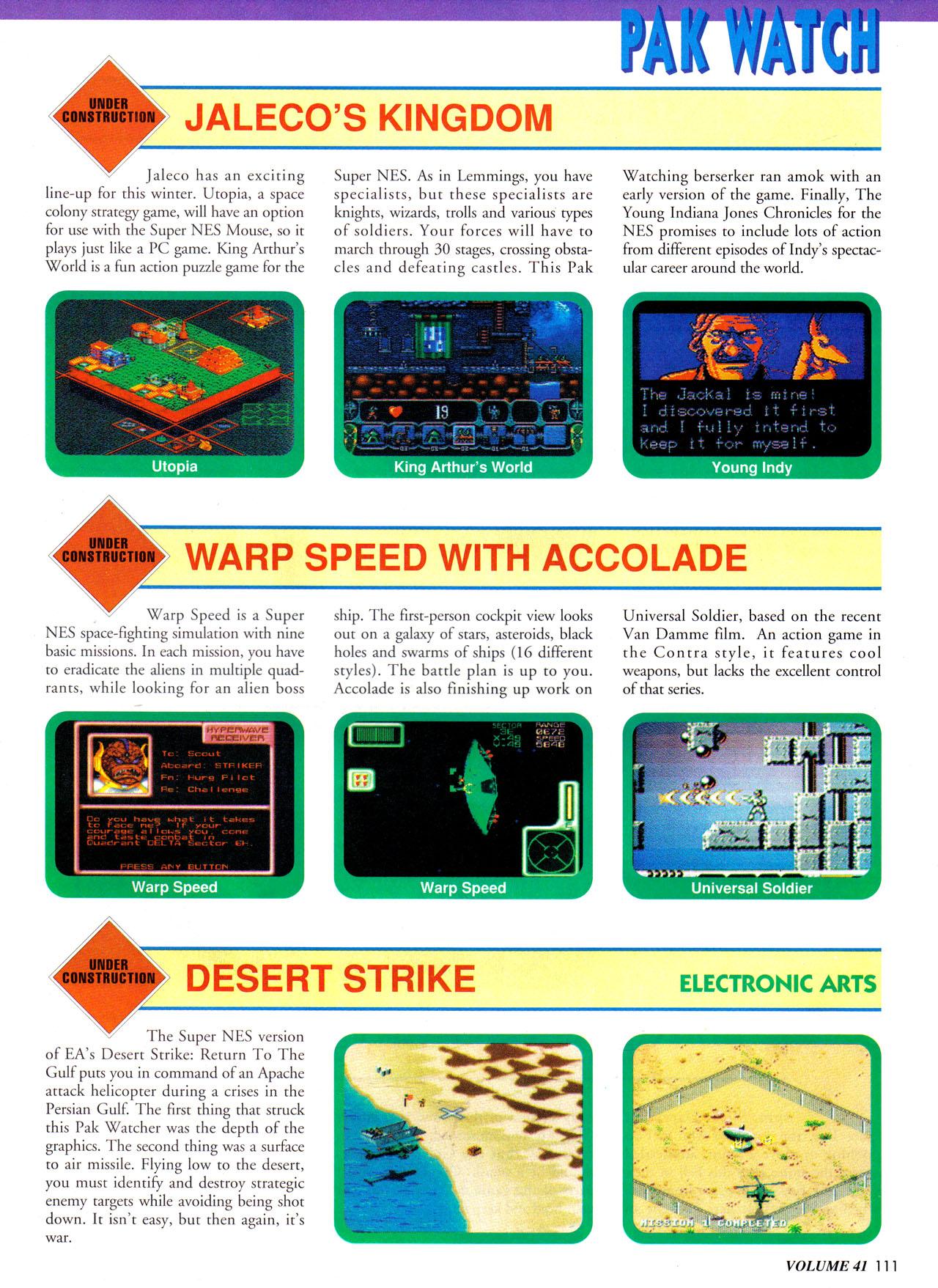 Preview in the October 1992 issue of Nintendo Power